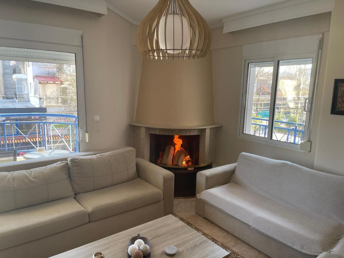 Peraía Lovely And Sunny Apartament 300M From Beach!! מראה חיצוני תמונה