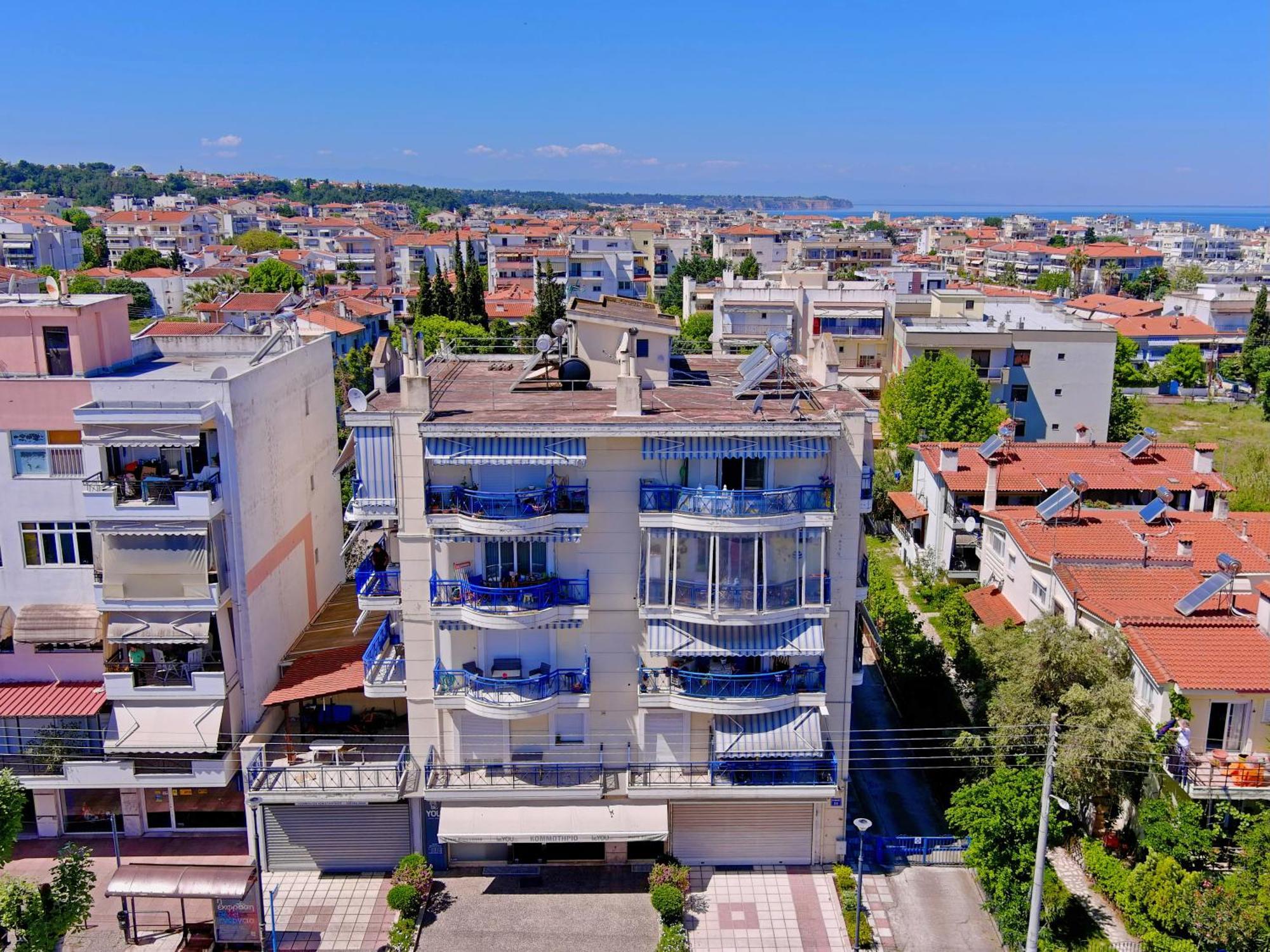 Peraía Lovely And Sunny Apartament 300M From Beach!! מראה חיצוני תמונה