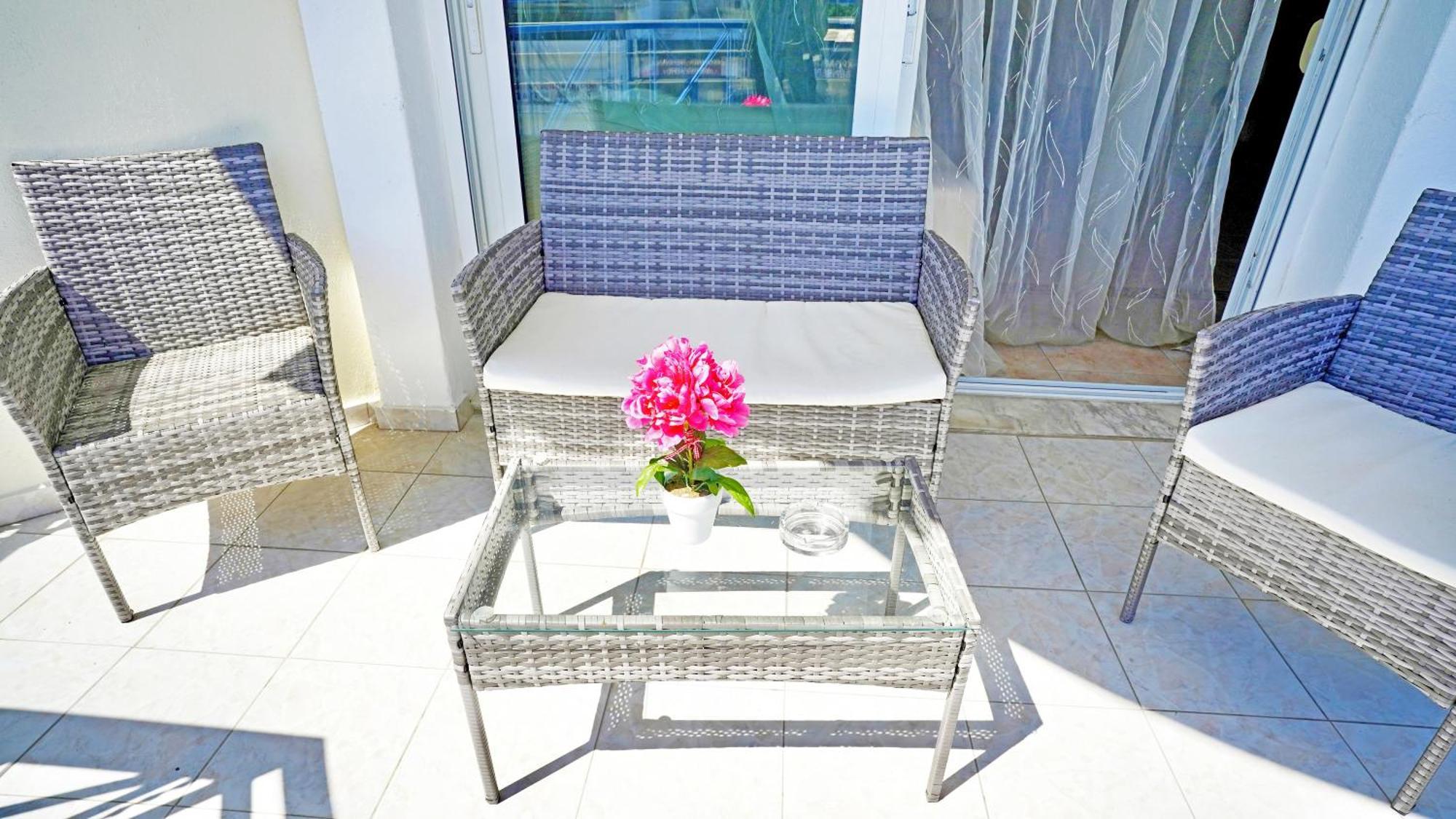 Peraía Lovely And Sunny Apartament 300M From Beach!! מראה חיצוני תמונה