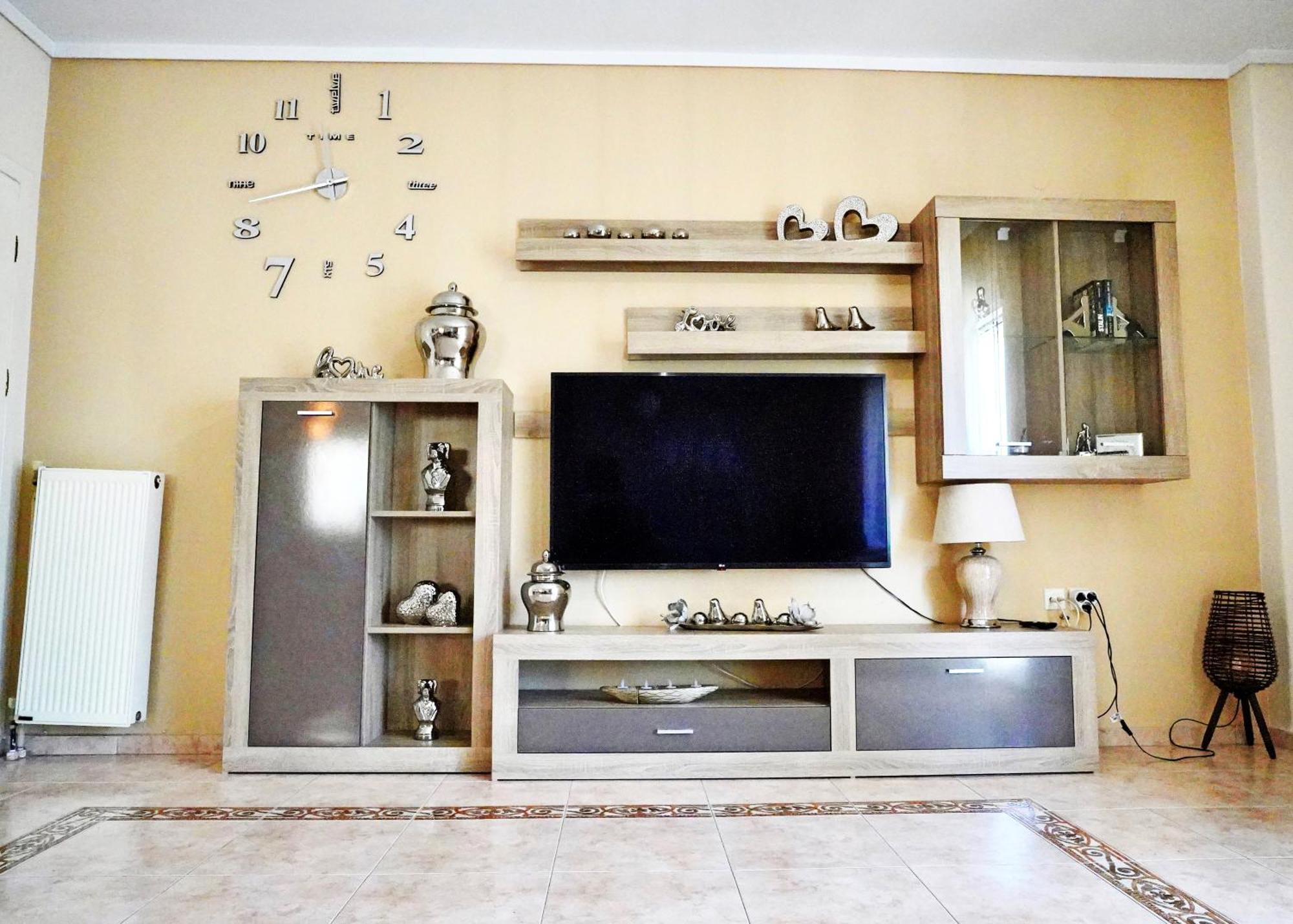 Peraía Lovely And Sunny Apartament 300M From Beach!! מראה חיצוני תמונה